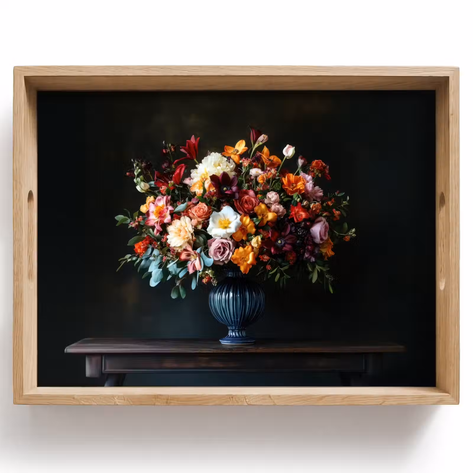 Dienblad - Groot - Bloemen - Vaas - Boeket — 1