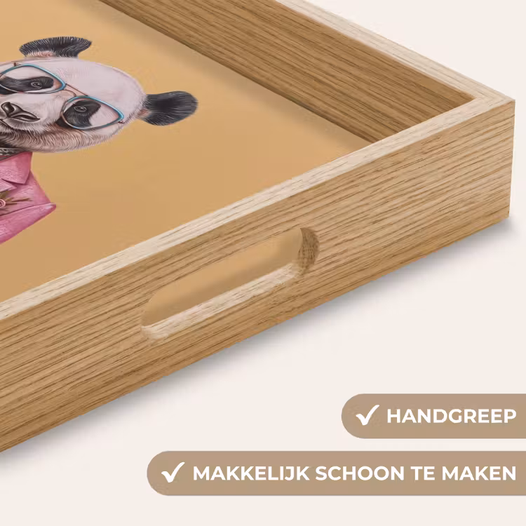 Dienblad - Panda - Pak - Zonnebril - Blauw — 5