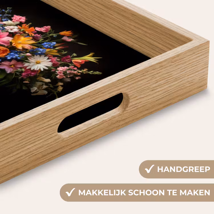 Dienblad - Kleur - Vaas - Bloemen - Boeket — 5