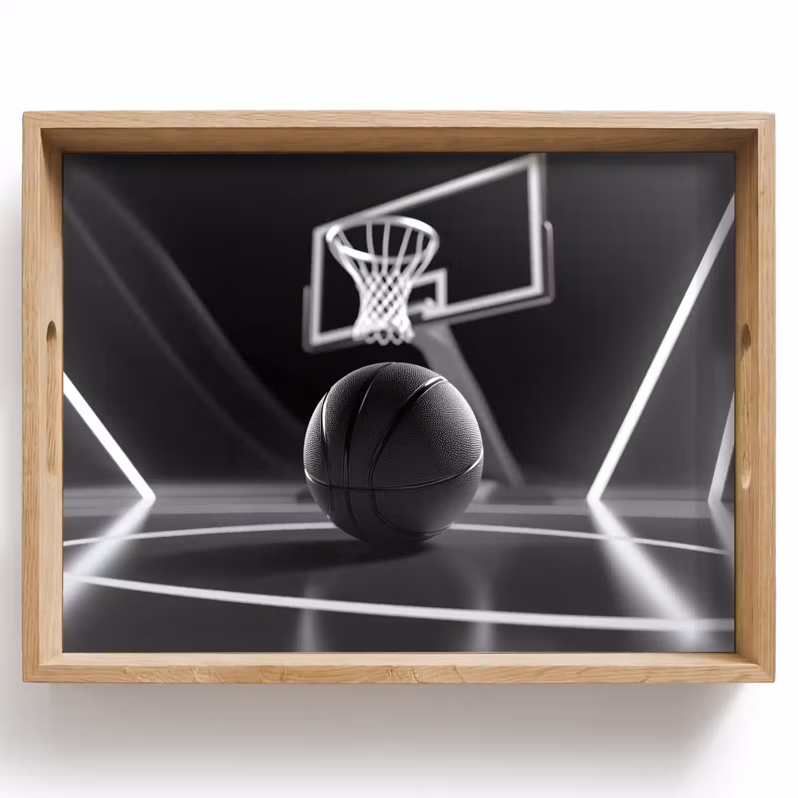 Dienblad - Basketbal - Basketbalveld - Lichtlijnen — 1