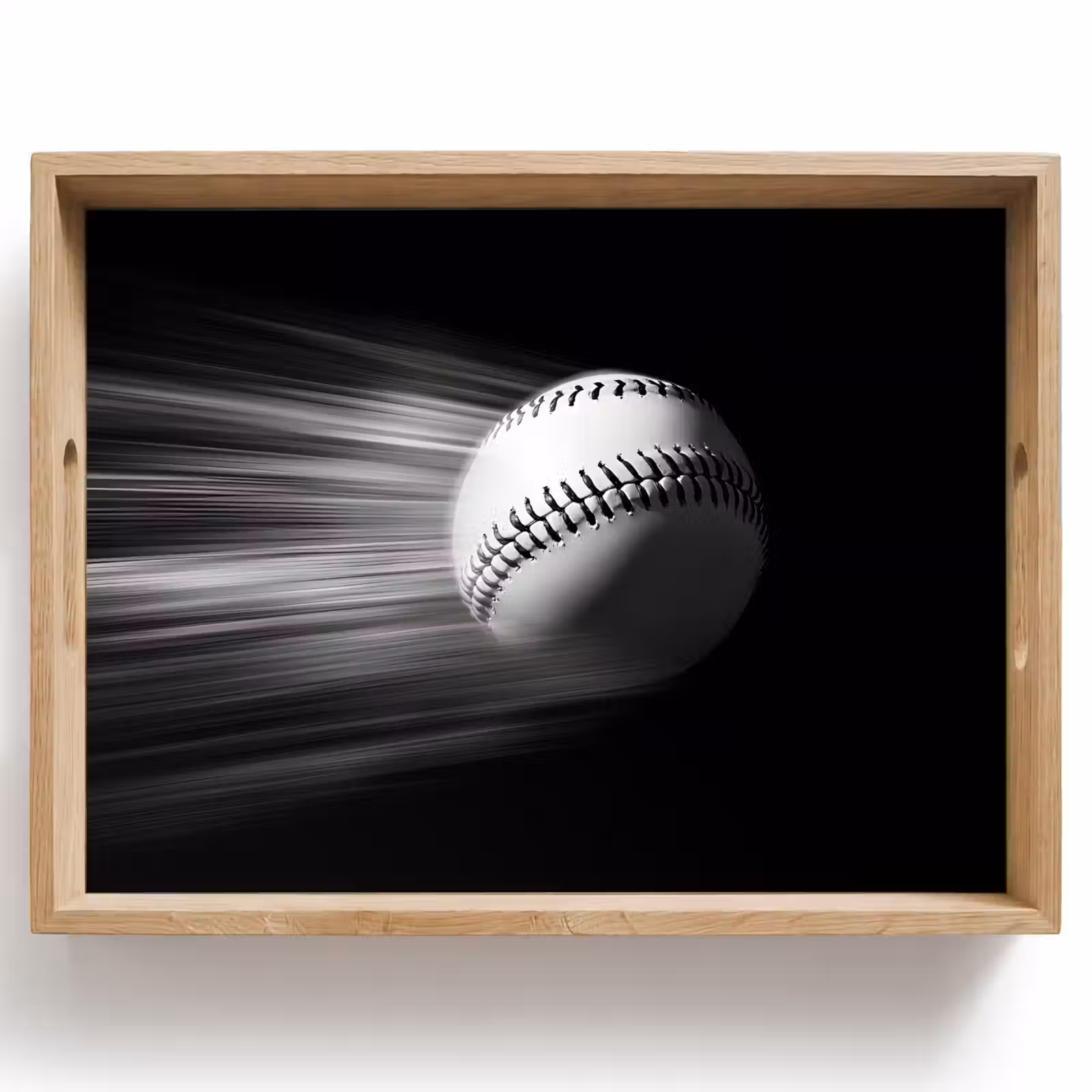 Dienblad - Honkbal - Wit - Vliegt — 1
