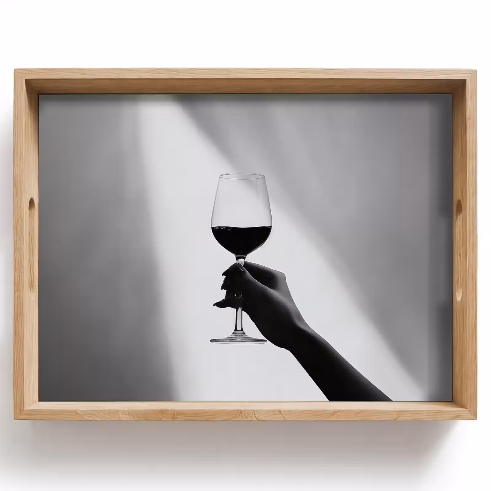 Dienblad - Lichtinval - Wijn - Rood - Glas — 1