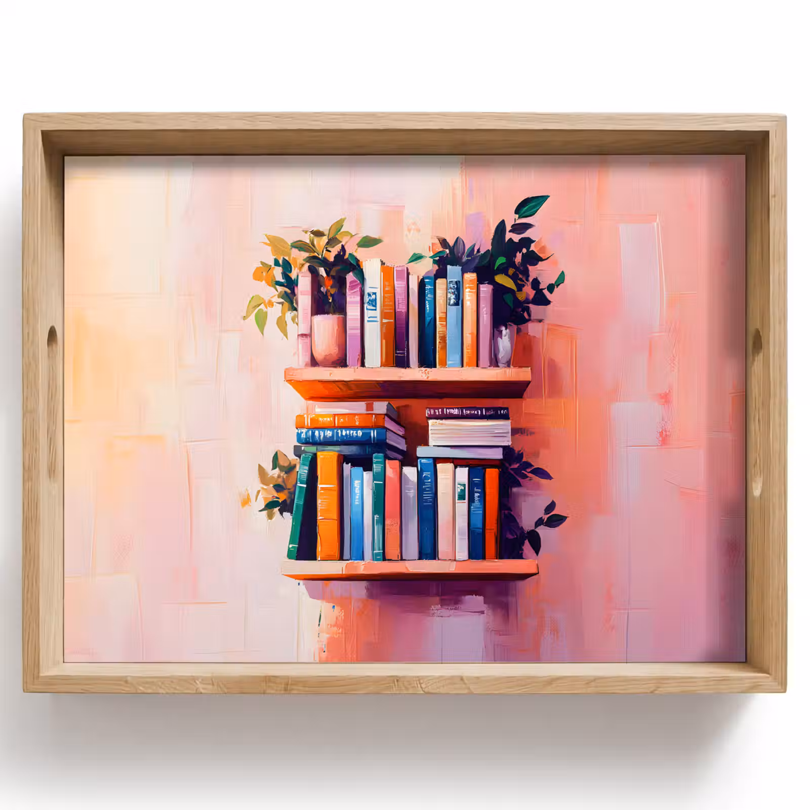 Dienblad - Planken - Boeken - Bladeren — 1
