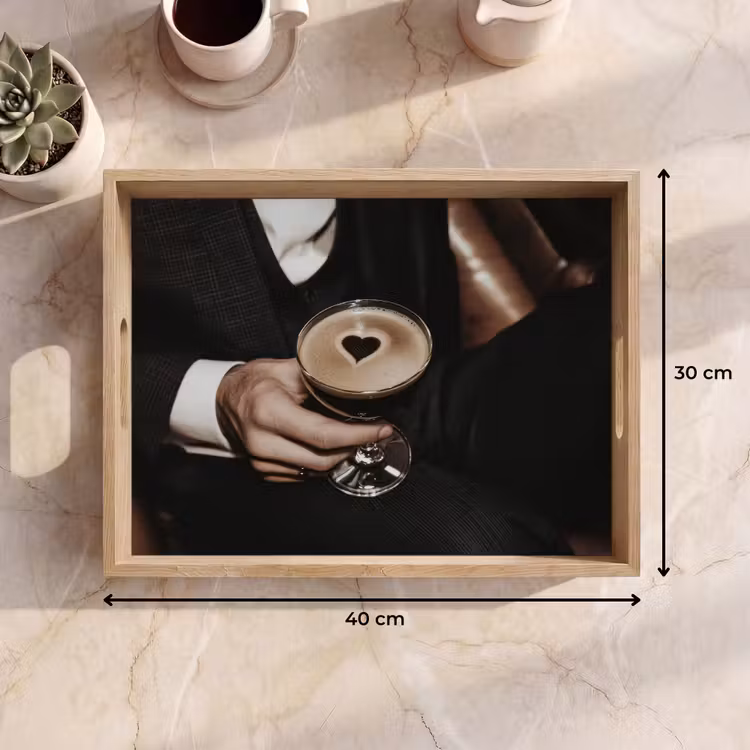 Dienblad - Hartje - Cocktail - Espresso Martini - Hand — 9