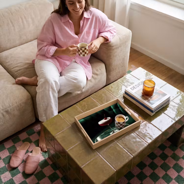 Dienblad - Kers - Cocktail - Rood - Marmer — 6