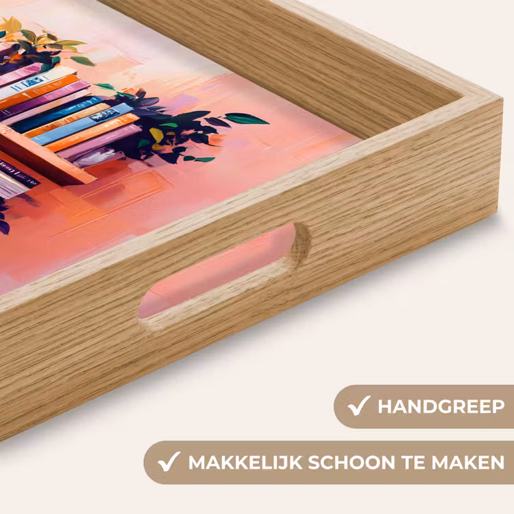 Dienblad - Planken - Boeken - Bladeren — 5