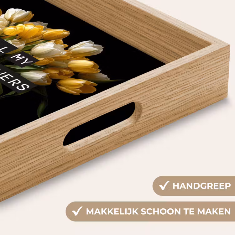 Dienblad - Quotes - Bloem - Tulp - Geel — 5