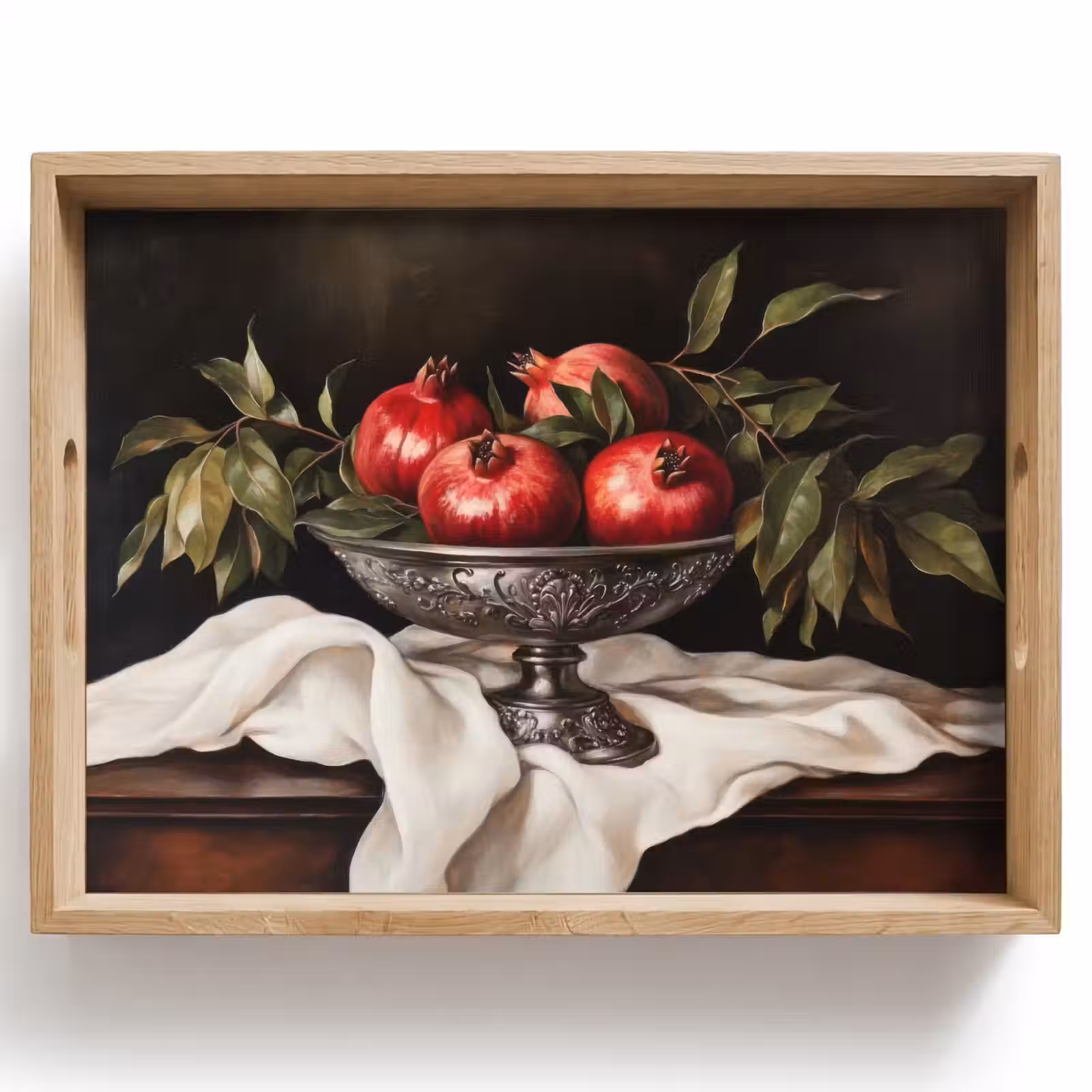 Dienblad - Granaatappels - Klassiek - Vintage — 1