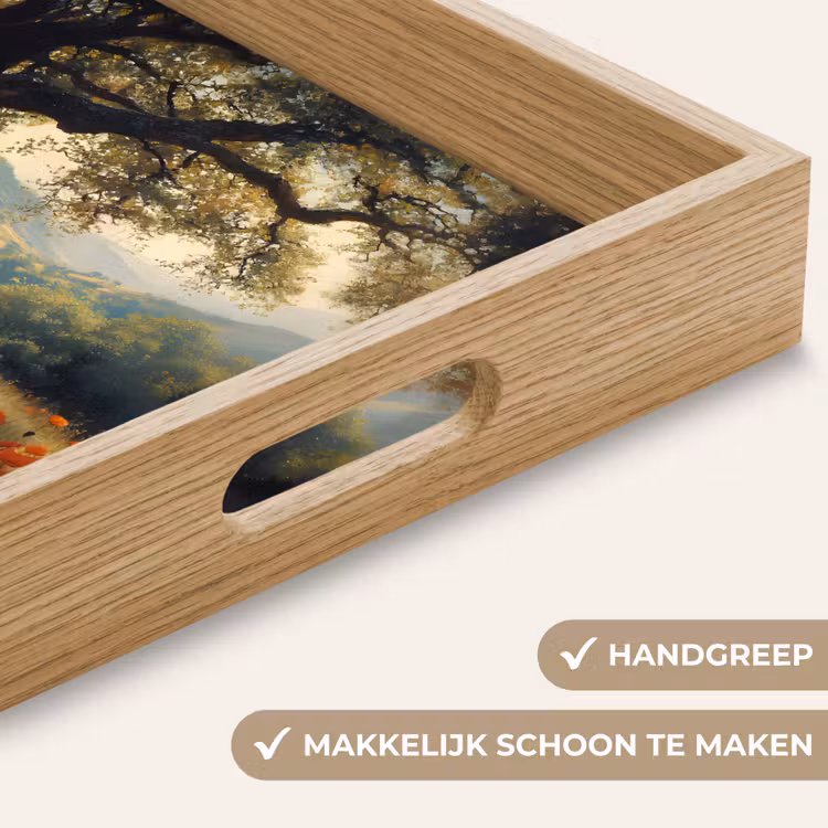 Dienblad - Bankje - Boom - Klaprozen - Heuvels — 5