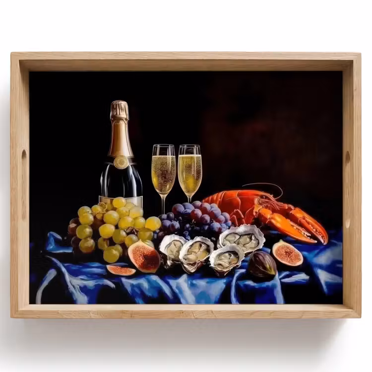 Dienblad - Champagne - Luxe - Oesters — 1
