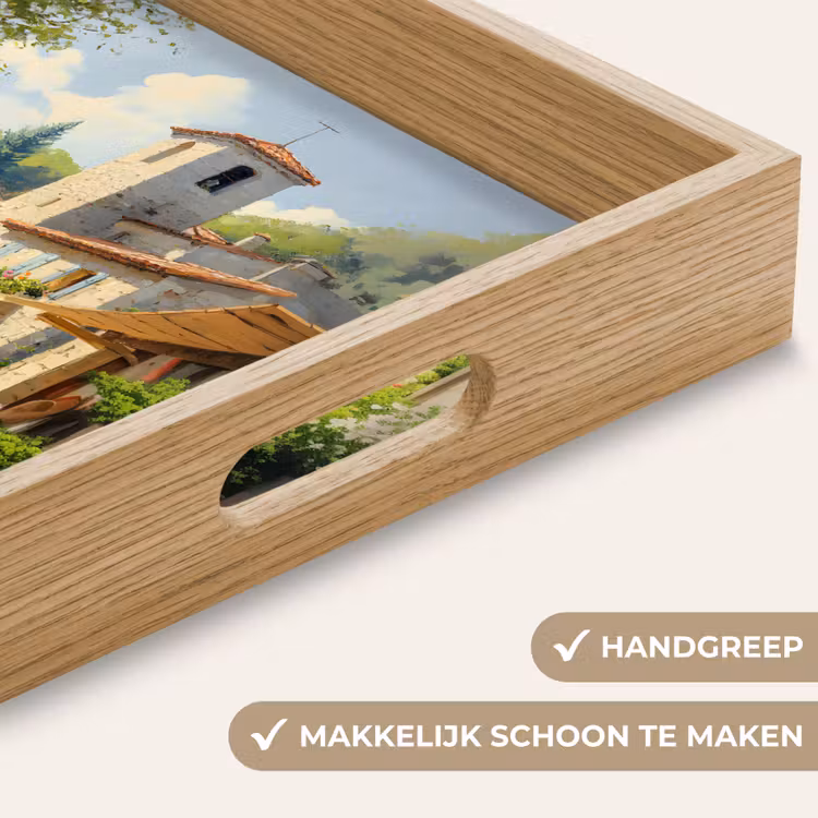 Dienblad - Dorp - Zon - Kraampjes - Huizen — 5