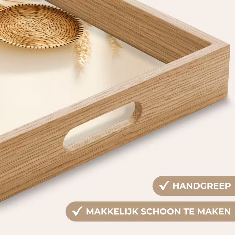 Dienblad - Granen - Hout - Kom - Beige — 5