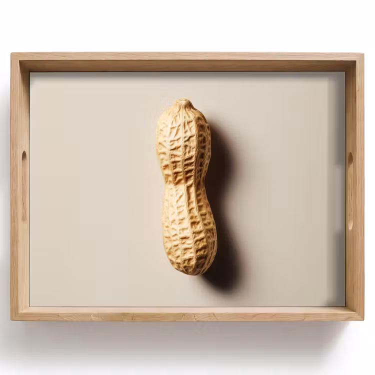 Dienblad - Pinda - Ruw - Beige — 1
