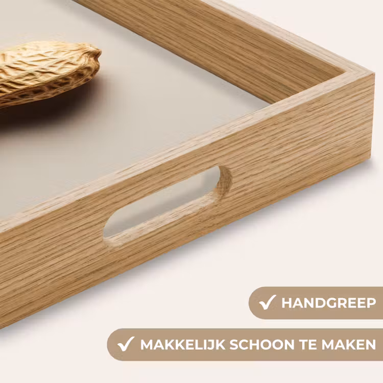 Dienblad - Pinda - Ruw - Beige — 5