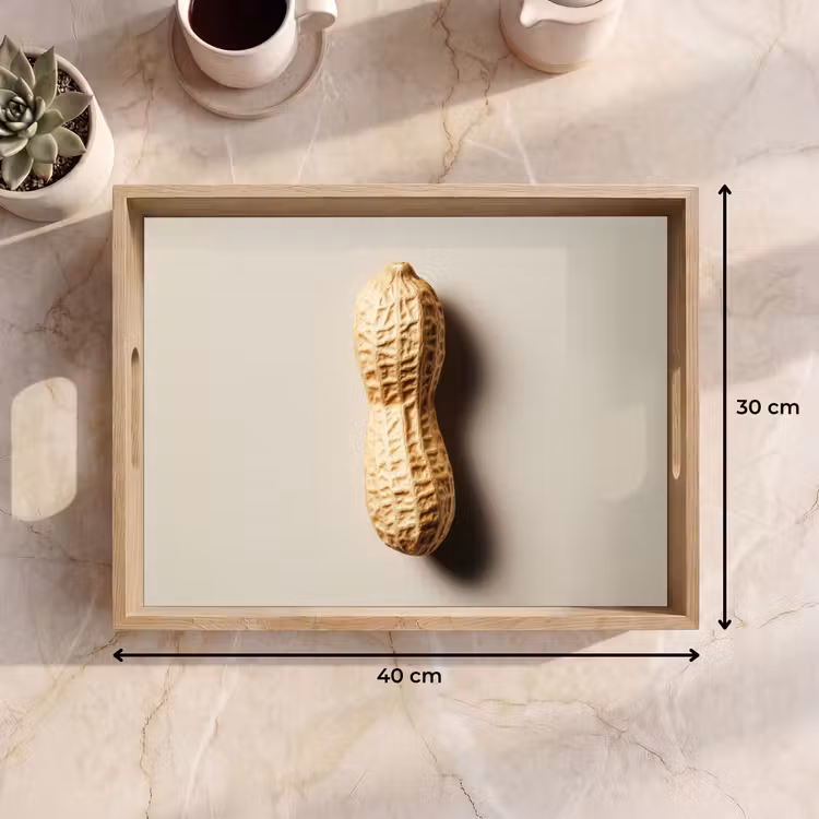 Dienblad - Pinda - Ruw - Beige — 9