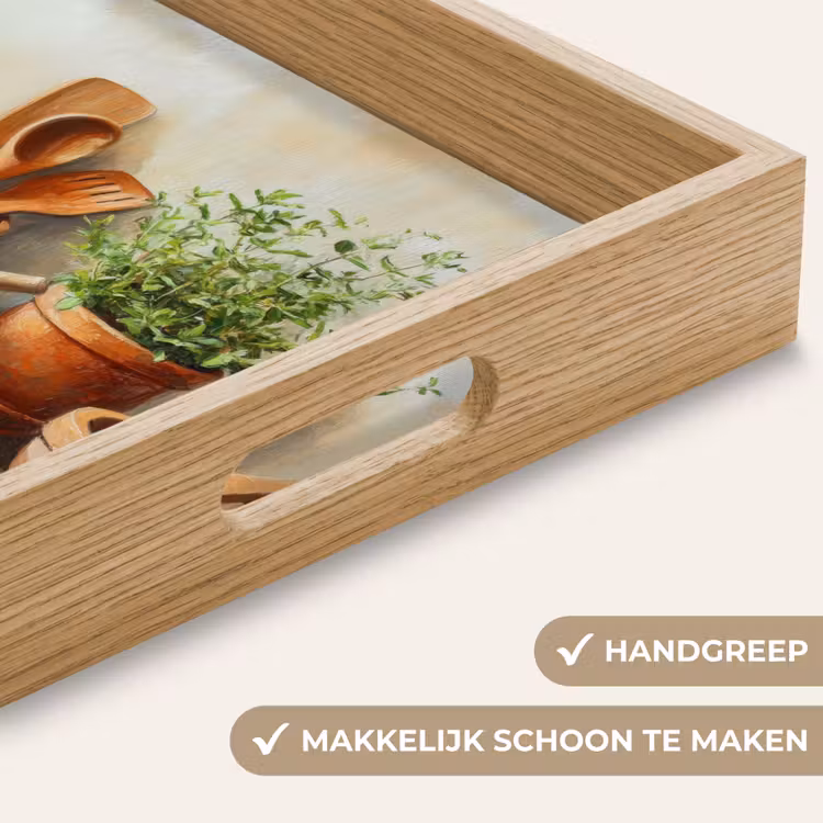 Dienblad - Potten - Kruiden - Hout — 5