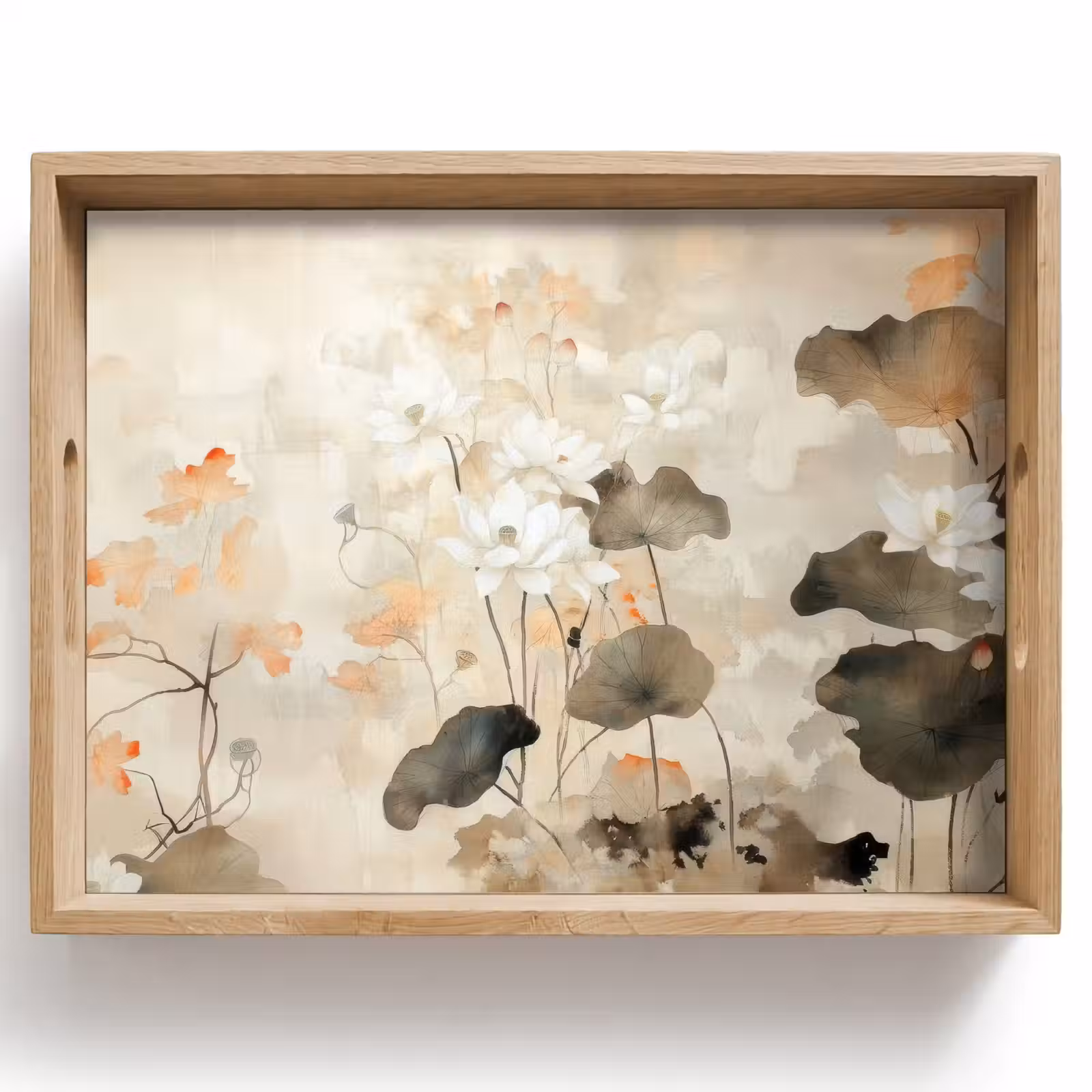 Dienblad - Bloemen - Japandi - Wabi sabi — 1