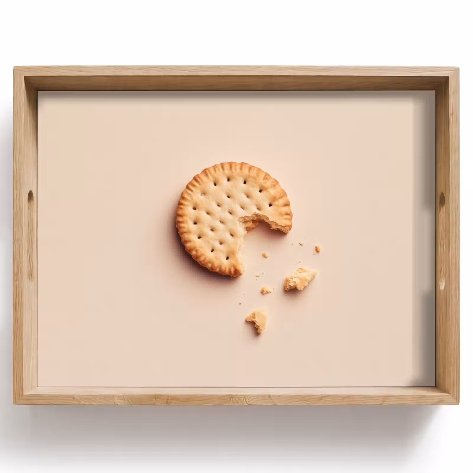 Dienblad - Koekje - Kruimels - beige — 1