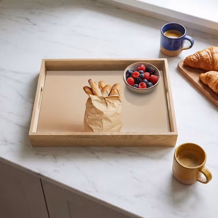 Dienblad - Baguette - Brood - Stokbrood - Beige — 4