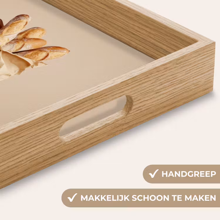 Dienblad - Baguette - Brood - Stokbrood - Beige — 5