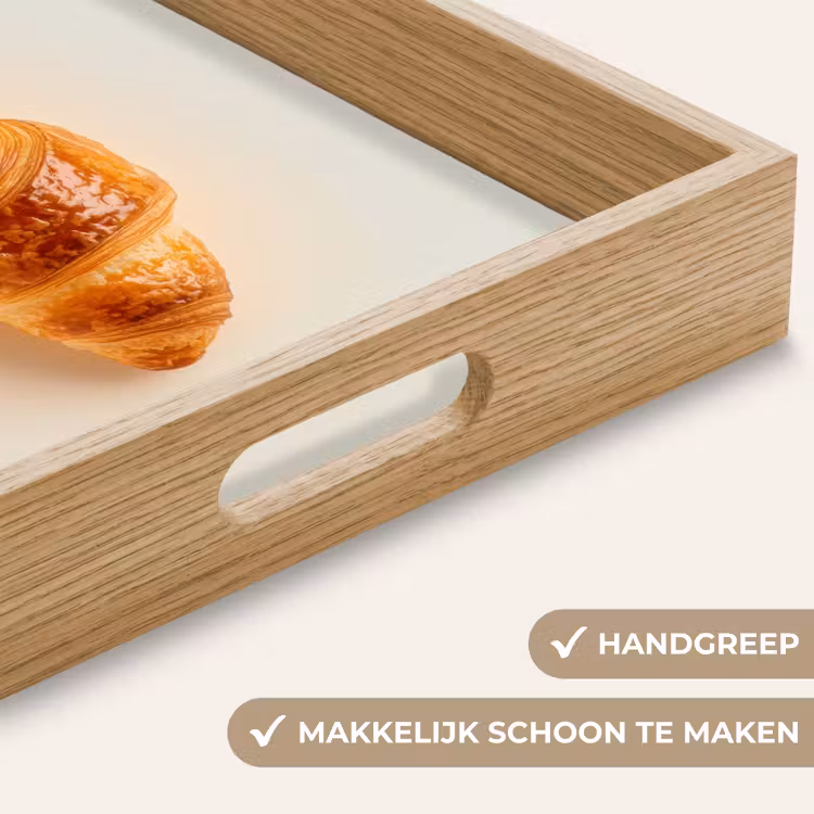Dienblad - Croissant - Brood - Beige — 5