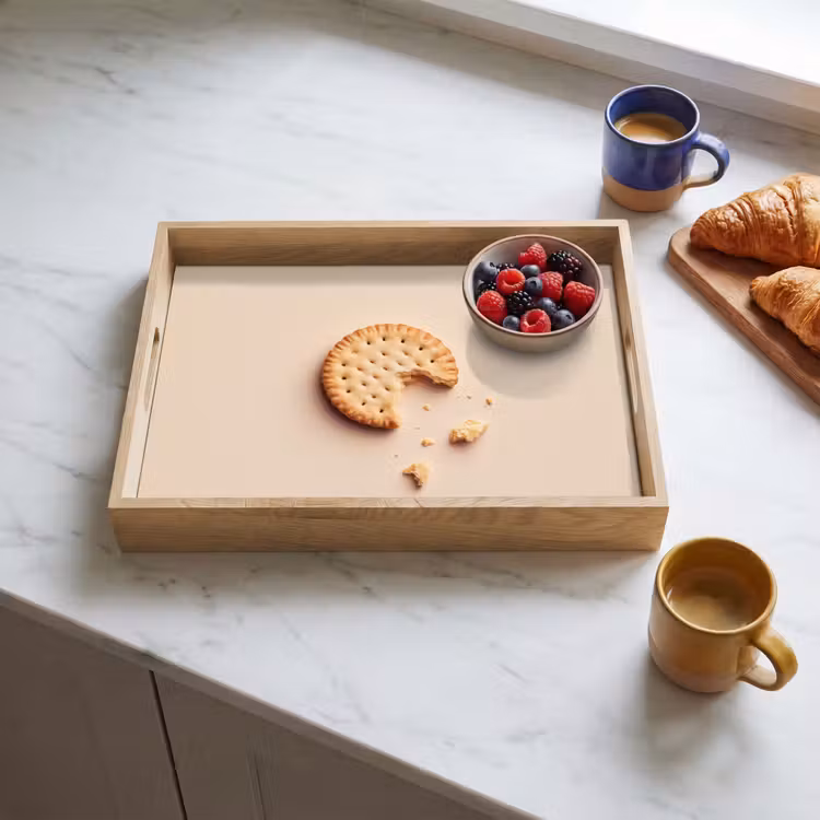 Dienblad - Koekje - Kruimels - beige — 4