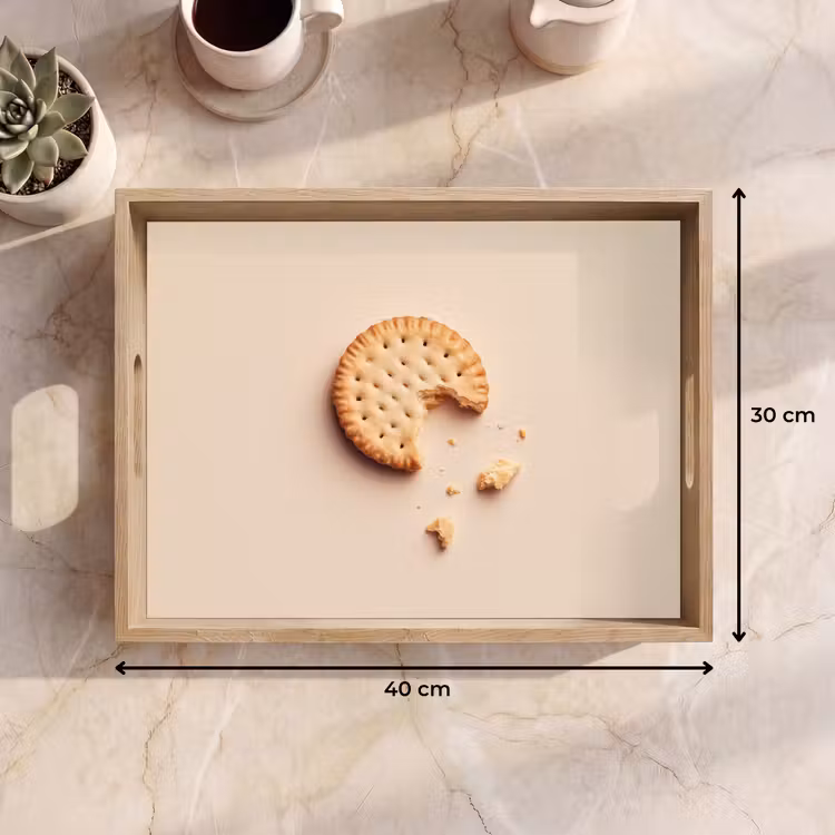 Dienblad - Koekje - Kruimels - beige — 9