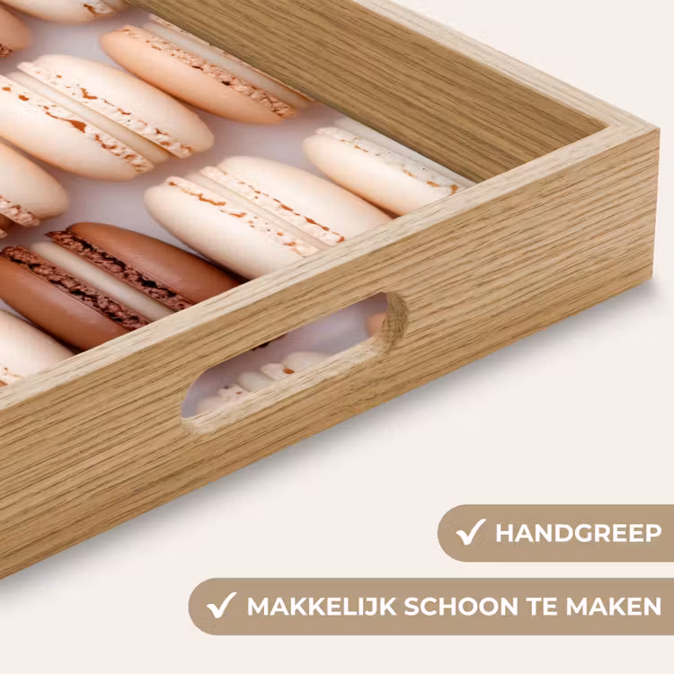 Dienblad - Macarons - Beige - Bruin — 5