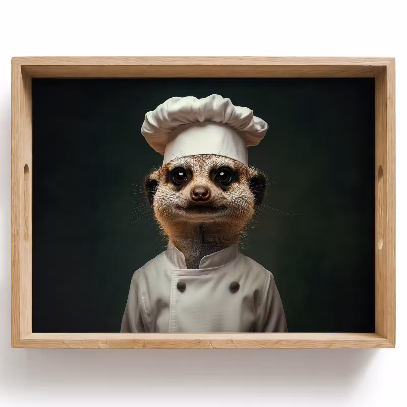Dienblad - Dier - Kok - Stokstaartje — 1