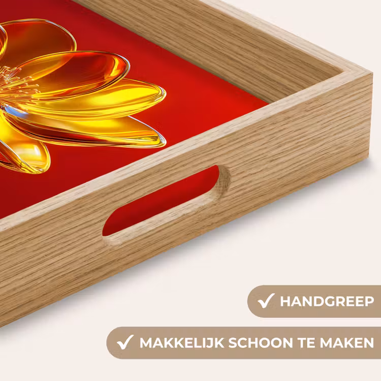 Dienblad - Bloem - Goud - Glazen — 5