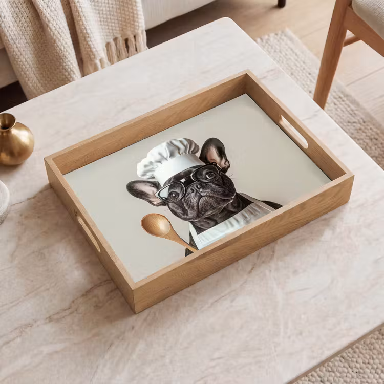 Dienblad - Bril - Hond - Kok — 2