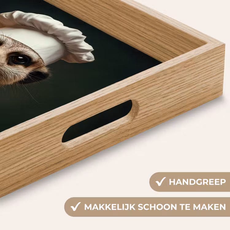 Dienblad - Dier - Kok - Stokstaartje — 5