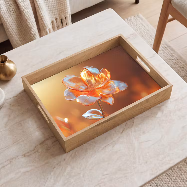 Dienblad - Glazen - Bloem - Zonlicht — 2