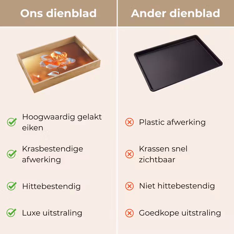 Dienblad - Glazen - Bloem - Zonlicht — 3