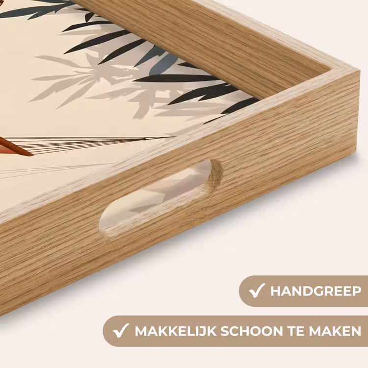 Dienblad - Hangmat - Kleurrijk - Bladeren - Schaduw — 5