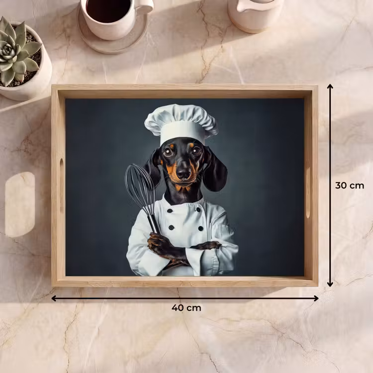 Dienblad - Hond - Garde - Kok — 9