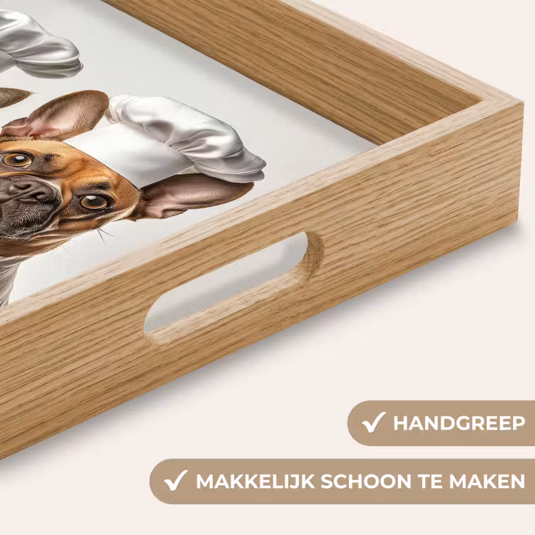Dienblad - Kat - Hond - Kokskleding — 5