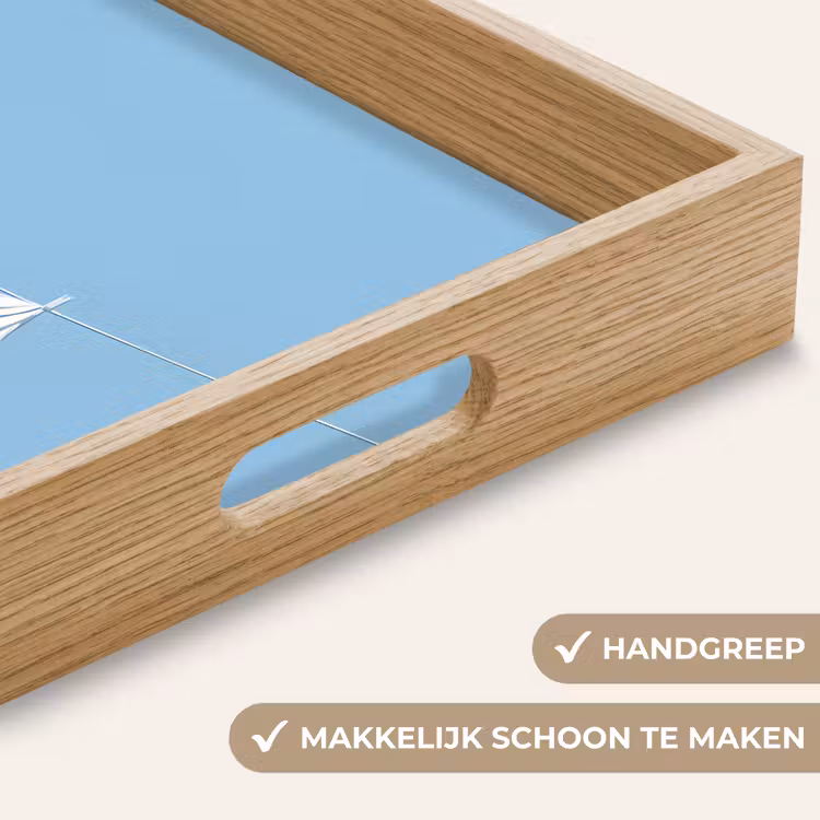 Dienblad - Lakens - Waslijn - Blauw - Minimalistisch — 5