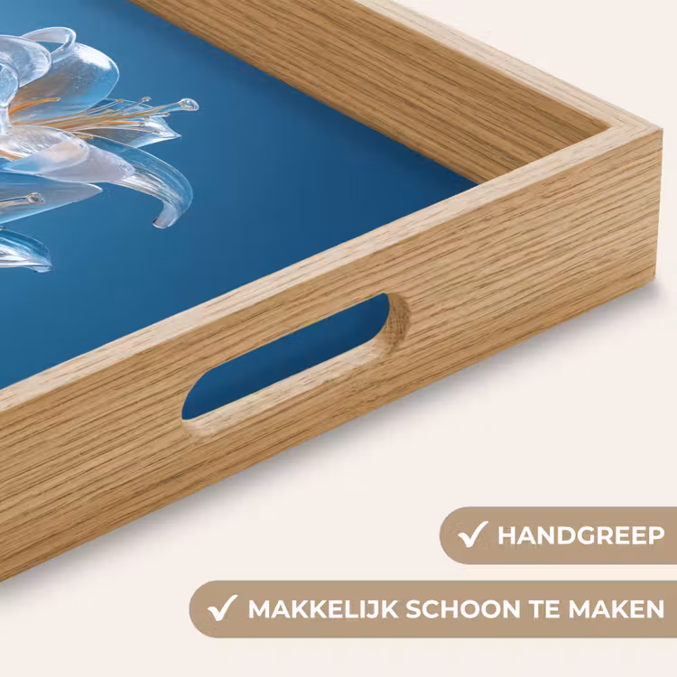 Dienblad - Lelies - Blauw - Glazen — 5