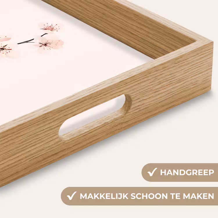 Dienblad - Minimalistisch - Bloesem - Tak - Roze — 5