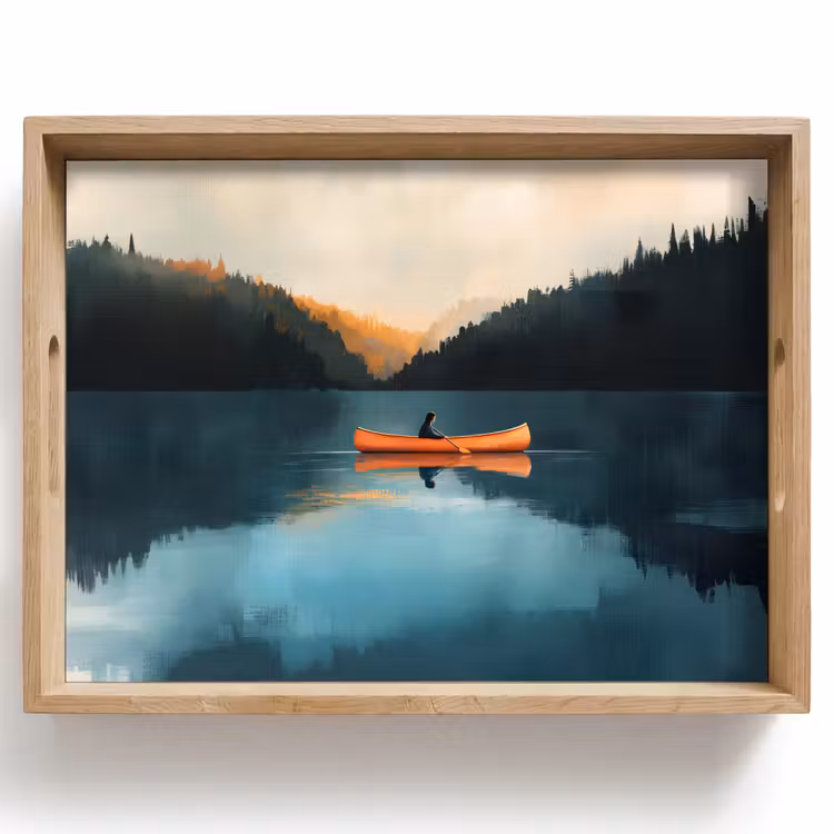 Dienblad - Bossen - Meer - Kano - Oranje — 1
