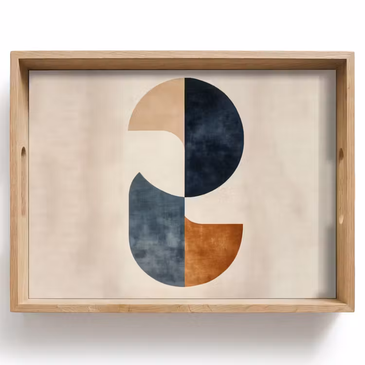 Dienblad - Cirkels - Abstract - Kleurrijk — 1
