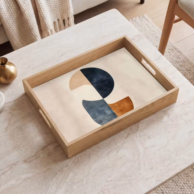 Dienblad - Cirkels - Abstract - Kleurrijk — 2