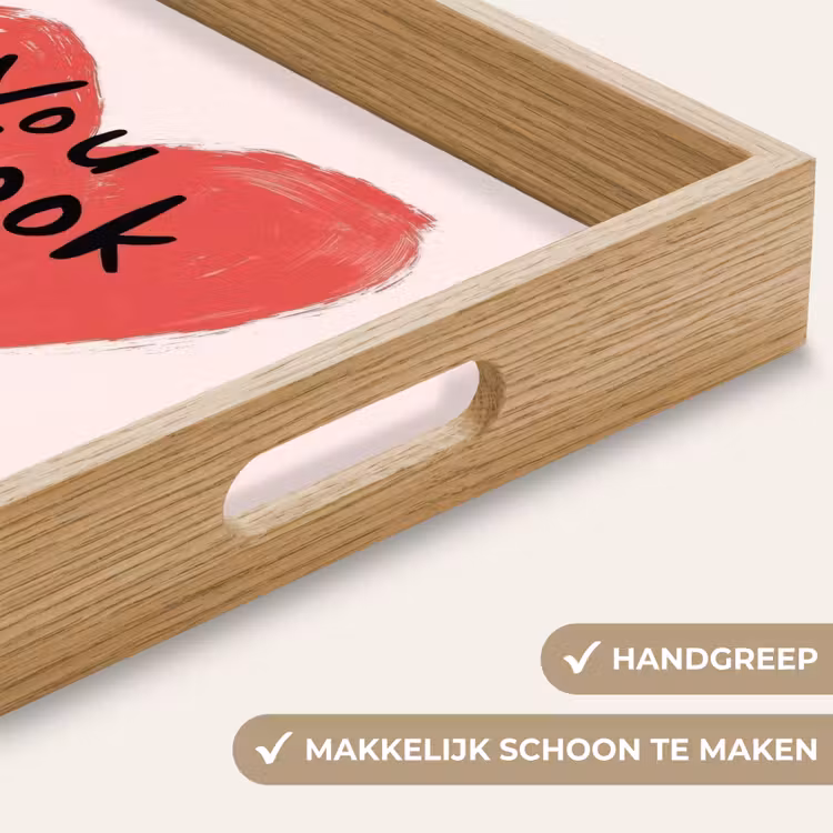 Dienblad - Hart - Rood - Valentijn — 5