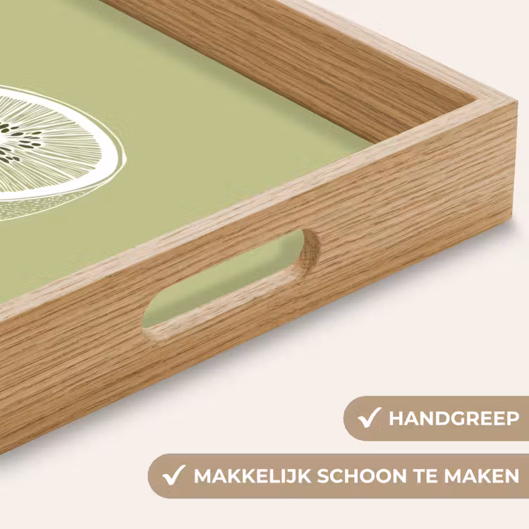 Dienblad - Kiwi - Lijntekening - Minimalistisch - Groen — 5
