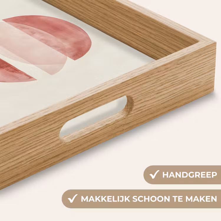 Dienblad - Minimalistisch - Cirkels - Roze — 5