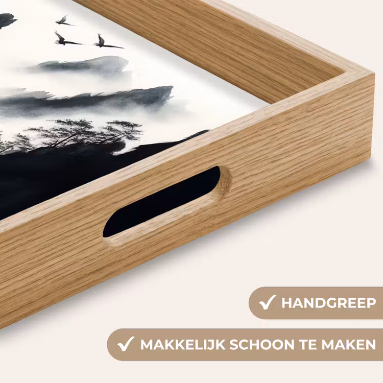 Dienblad - Roeiboot - Mistig - Bergen - Vogels — 5