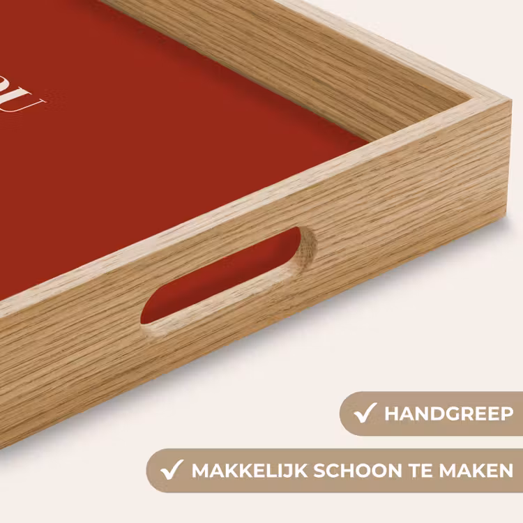 Dienblad - Rood - Quote - Liefde — 5