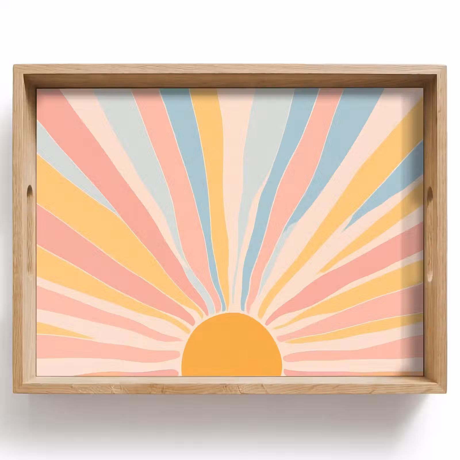 Dienblad - Illustratie - Zon - Pastelkleuren — 1