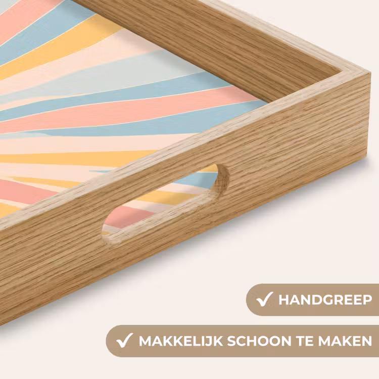 Dienblad - Illustratie - Zon - Pastelkleuren — 5
